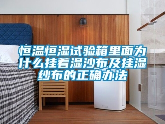 知識百科恒溫恒濕試驗(yàn)箱里面為什么掛著濕沙布及掛濕紗布的正確辦法