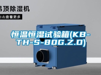 知識百科恒溫恒濕試驗箱(KB-TH-S-80G.Z.D)