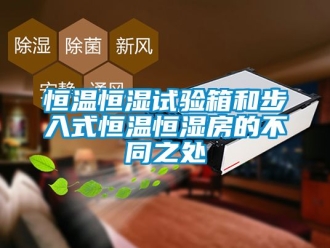 知識百科恒溫恒濕試驗箱和步入式恒溫恒濕房的不同之處
