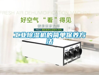 企業(yè)新聞工業(yè)除濕機(jī)的簡(jiǎn)單保養(yǎng)方法