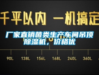 企業(yè)新聞廠家直銷菌類生產(chǎn)車間吊頂除濕機，價格優(yōu)