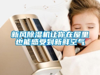 知識(shí)百科新風(fēng)除濕機(jī)讓你在屋里也能感受到新鮮空氣