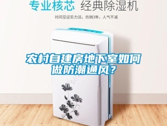 企業新聞農村自建房地下室如何做防潮通風？