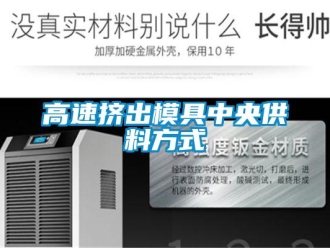 企業新聞高速擠出模具中央供料方式