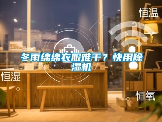 企業新聞冬雨綿綿衣服難干？快用除濕機