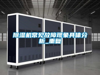 企業(yè)新聞除濕機常見故障現(xiàn)象具體分析_重復