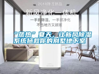 企業新聞“蒸熱”夏天，讓新風除濕系統拯救你的別墅地下室