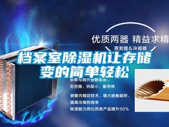 企業新聞檔案室除濕機讓存儲變的簡單輕松