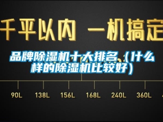 企業新聞品牌除濕機十大排名（什么樣的除濕機比較好）