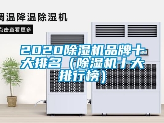 企業(yè)新聞2020除濕機品牌十大排名（除濕機十大排行榜）