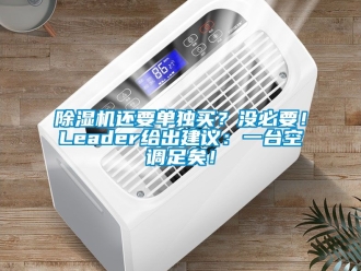 行業新聞除濕機還要單獨買？沒必要！Leader給出建議：一臺空調足矣！