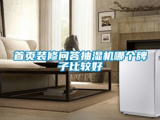 企業(yè)新聞首頁裝修問答抽濕機(jī)哪個(gè)牌子比較好