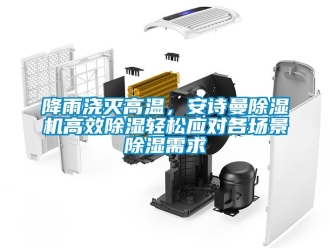 行業新聞降雨澆滅高溫，安詩曼除濕機高效除濕輕松應對各場景除濕需求