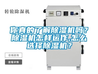 常見問題你真的了解除濕機嗎？除濕機怎樣運作,怎么選擇除濕機？