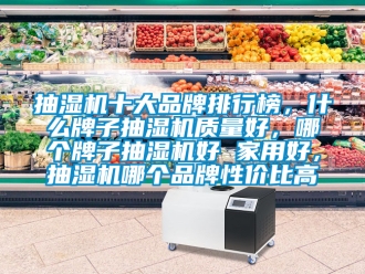 企業新聞抽濕機十大品牌排行榜，什么牌子抽濕機質量好，哪個牌子抽濕機好 家用好，抽濕機哪個品牌性價比高