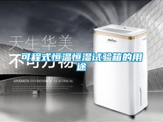 知識百科可程式恒溫恒濕試驗箱的用途