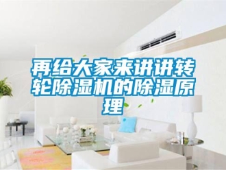 知識(shí)百科再給大家來講講轉(zhuǎn)輪除濕機(jī)的除濕原理