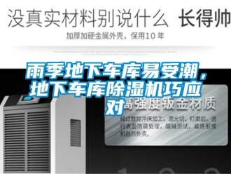 知識百科雨季地下車庫易受潮，地下車庫除濕機巧應對