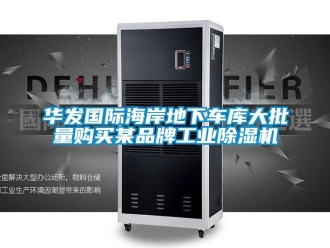 行業新聞華發國際海岸地下車庫大批量購買某品牌工業除濕機
