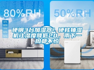 企業新聞硬鋼3臺加濕器！硬核抽濕機讓濕度降低20，雨下一周都不怕