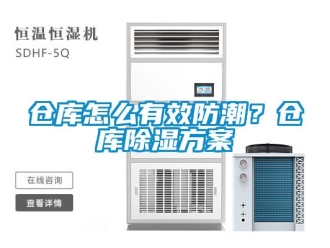 企業(yè)新聞倉庫怎么有效防潮？倉庫除濕方案