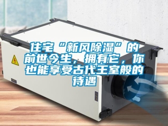 企業新聞住宅“新風除濕”的前世今生，擁有它，你也能享受古代王室般的待遇