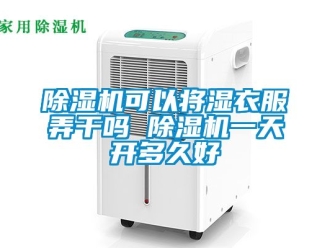 行業(yè)新聞除濕機可以將濕衣服弄干嗎 除濕機一天開多久好