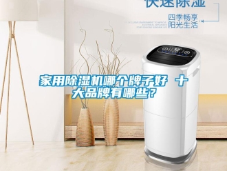 企業新聞家用除濕機哪個牌子好 十大品牌有哪些？