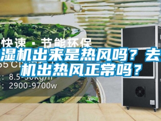 企業新聞抽濕機出來是熱風嗎？去濕機出熱風正常嗎？
