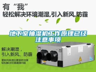 企業(yè)新聞地下室抽濕機(jī)工作原理已經(jīng)注意事項
