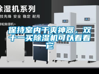 企業新聞保持室內干爽神器，雙十一買除濕機可以看看它
