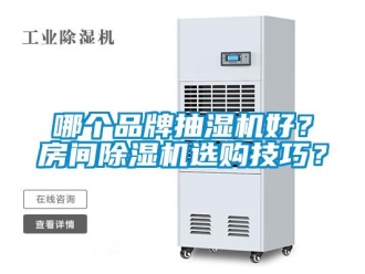企業(yè)新聞哪個(gè)品牌抽濕機(jī)好？房間除濕機(jī)選購技巧？