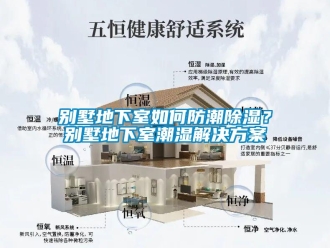 企業新聞別墅地下室如何防潮除濕？別墅地下室潮濕解決方案