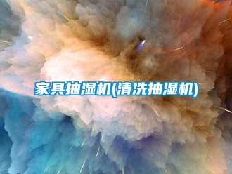 企業新聞家具抽濕機(清洗抽濕機)