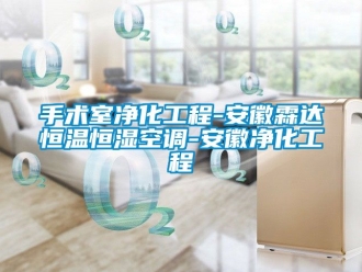 知識百科手術(shù)室凈化工程-安徽霖達恒溫恒濕空調(diào)-安徽凈化工程